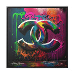 Street Art Broadcast: Channel Logo on Graffiti Wall