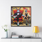 Glamour and Grit: Graffiti Fusion of Playfulness and Opulence