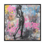 Urban Elegance: Sensuous Graffiti Symphony