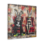 Urban Elegance: A Tale of Two Rabbits