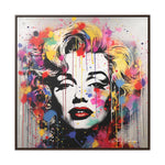 Graffiti Goddess: Marilyn Monroe's Vibrant Visage