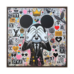 Mickey's Message: Street Art with a Pop Twist