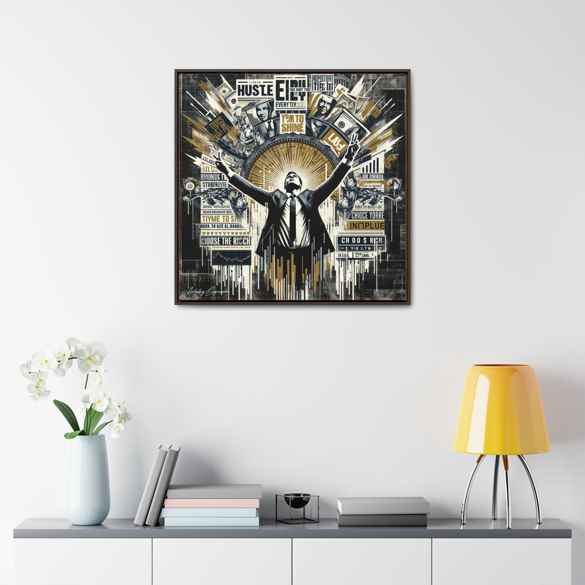 Success Symphony: Graffiti Ode to Financial Triumph