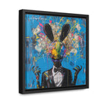 Whimsical Urban Portrait: A Splash of Color