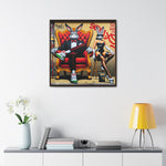 Glamour and Grit: Graffiti Fusion of Playfulness and Opulence