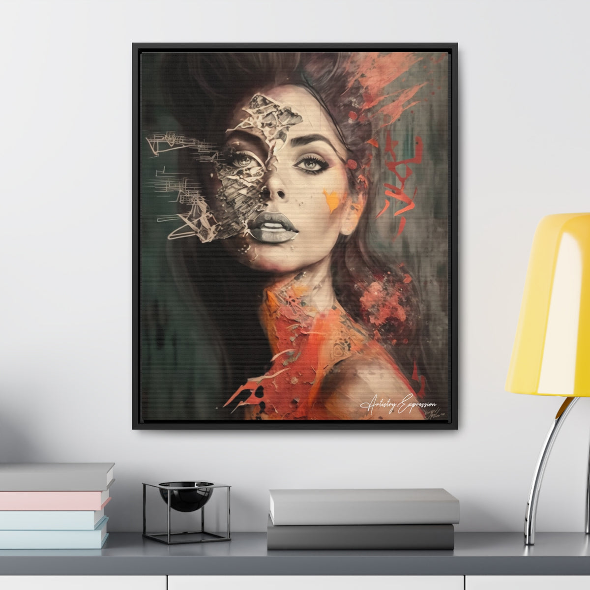 Charme Radieux : Portrait d'une Dame Glamour Artistique