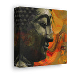 Fusion tranquille : Portrait de Bouddha moderne