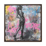 Urban Elegance: Sensuous Graffiti Symphony
