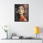 Radiant Charm: Portrait of an Artistic Glamour Lady