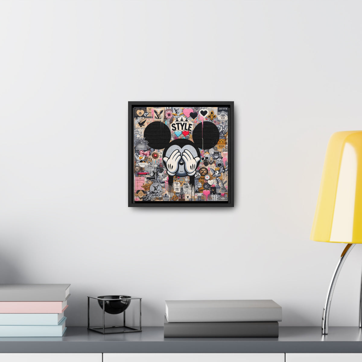 Urban Harmony: A Graffiti Mosaic of Pop Culture