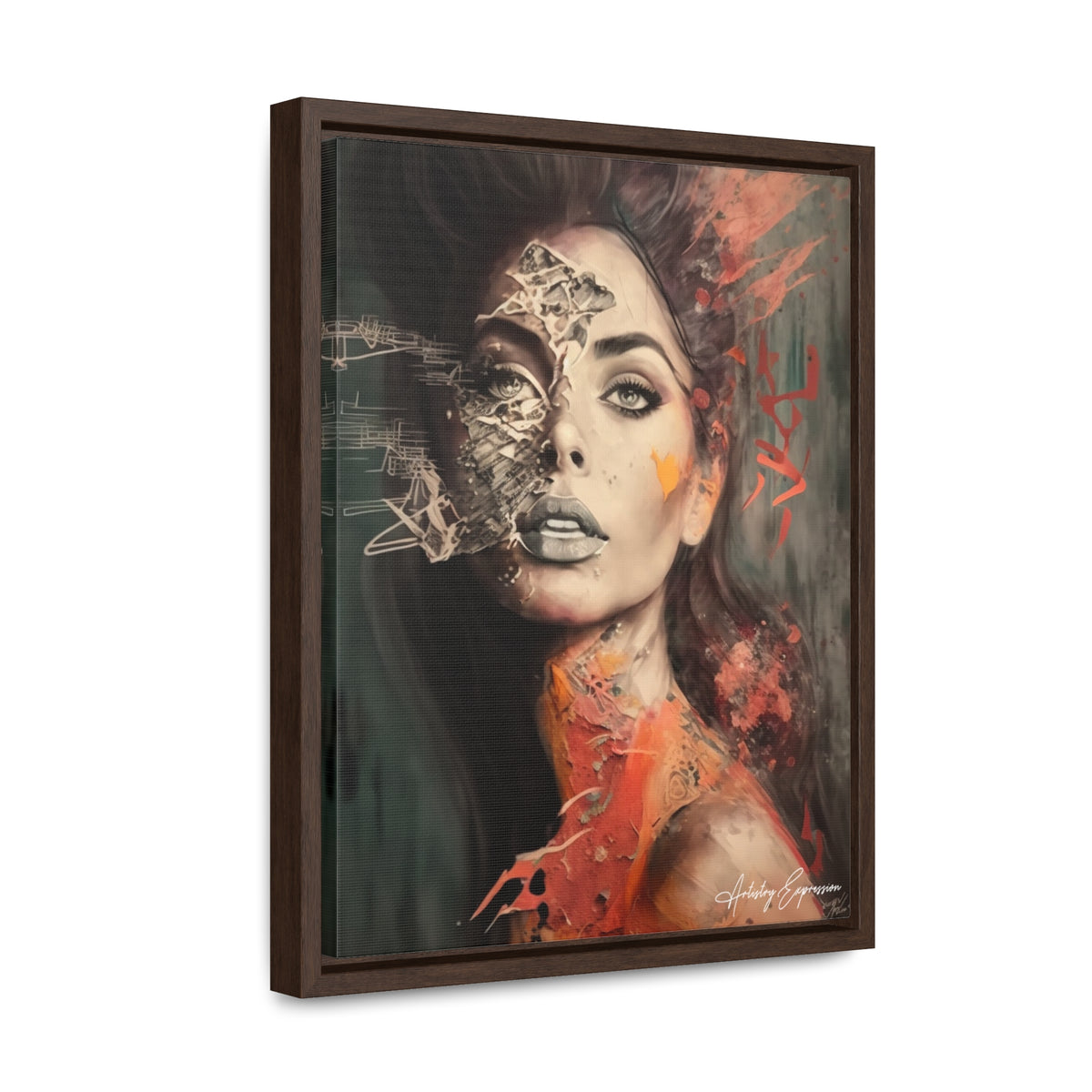 Charme Radieux : Portrait d'une Dame Glamour Artistique