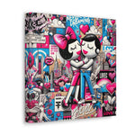 City Pulse : Peinture murale de graffitis dynamiques