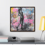 Urban Elegance: Sensuous Graffiti Symphony
