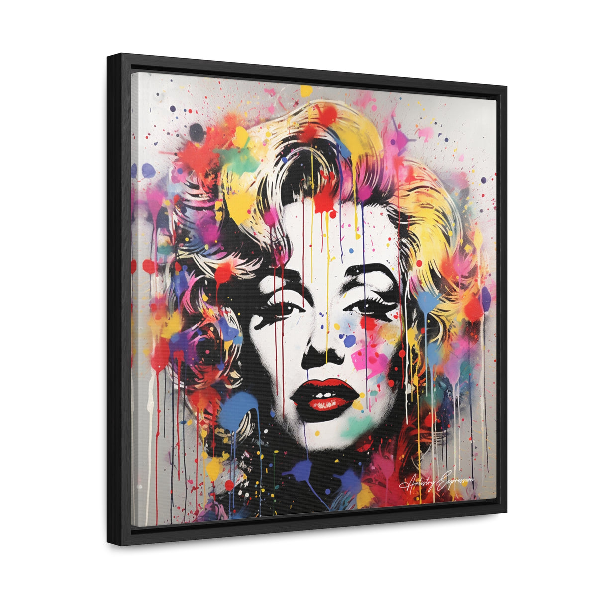 Graffiti Goddess: Marilyn Monroe's Vibrant Visage
