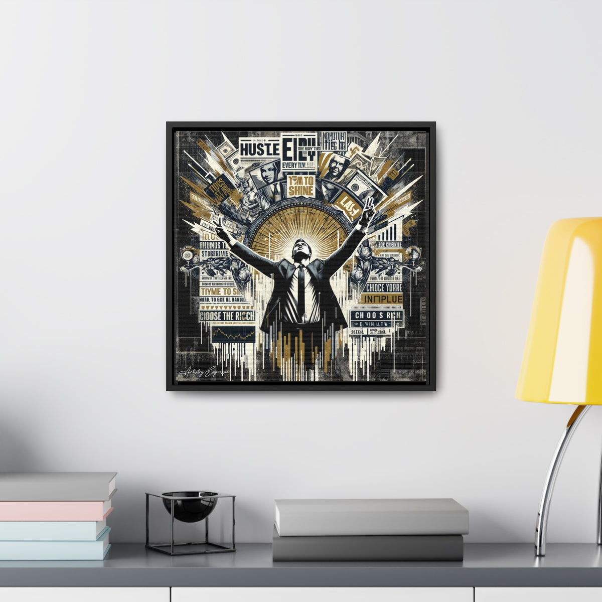 Success Symphony: Graffiti Ode to Financial Triumph