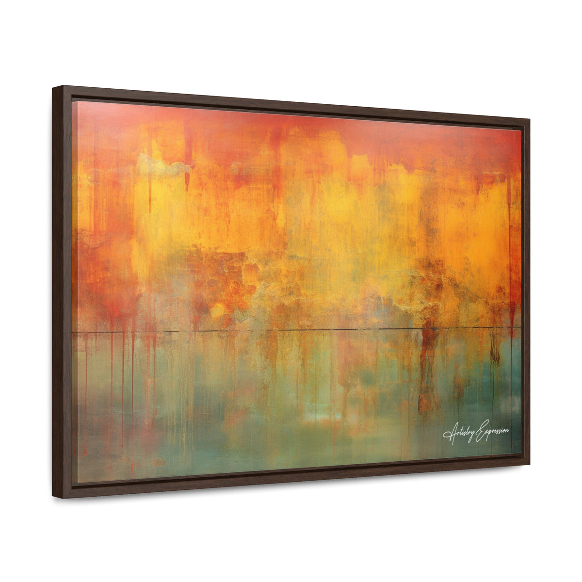 Expressionnisme abstrait aux couleurs profondes