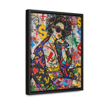 Urban Affluence: Stylish Girl's Graffiti