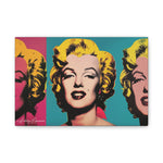 Pop Icon: Marilyn Monroe in Tri-Color Canvas