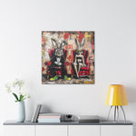 Urban Elegance: A Tale of Two Rabbits