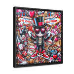 Neon Nights: Graffiti Exploration of Vegas Vibes