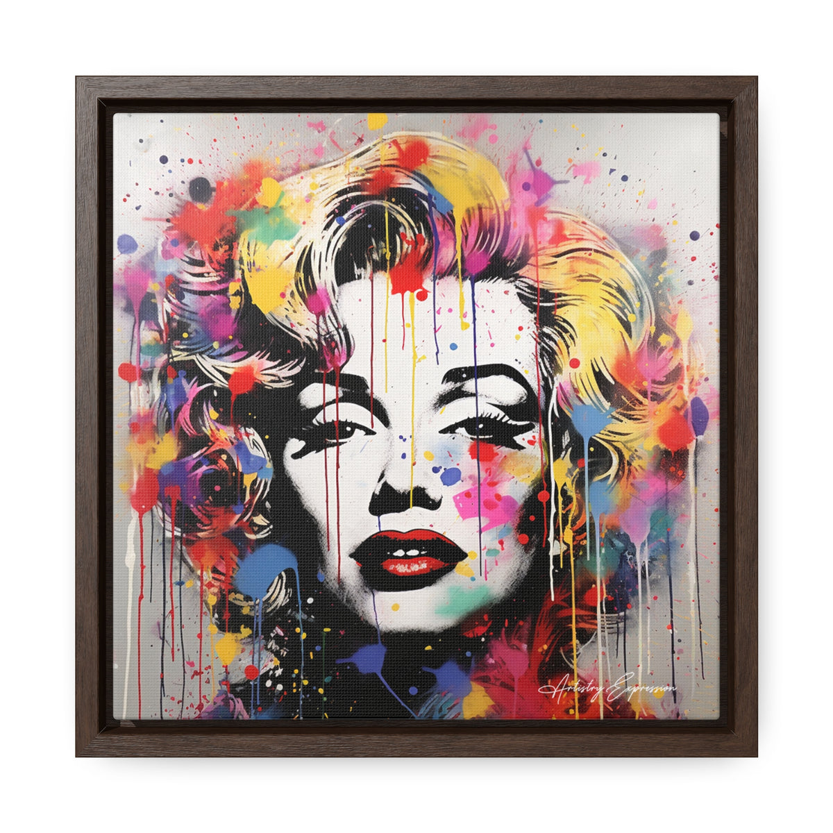 Graffiti Goddess: Marilyn Monroe's Vibrant Visage