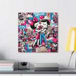 City Pulse : Peinture murale de graffitis dynamiques