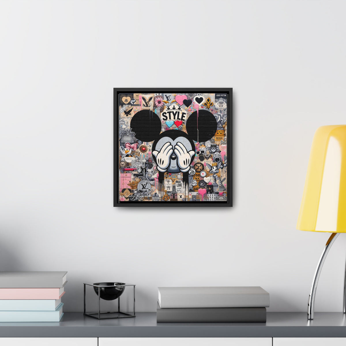 Urban Harmony: A Graffiti Mosaic of Pop Culture