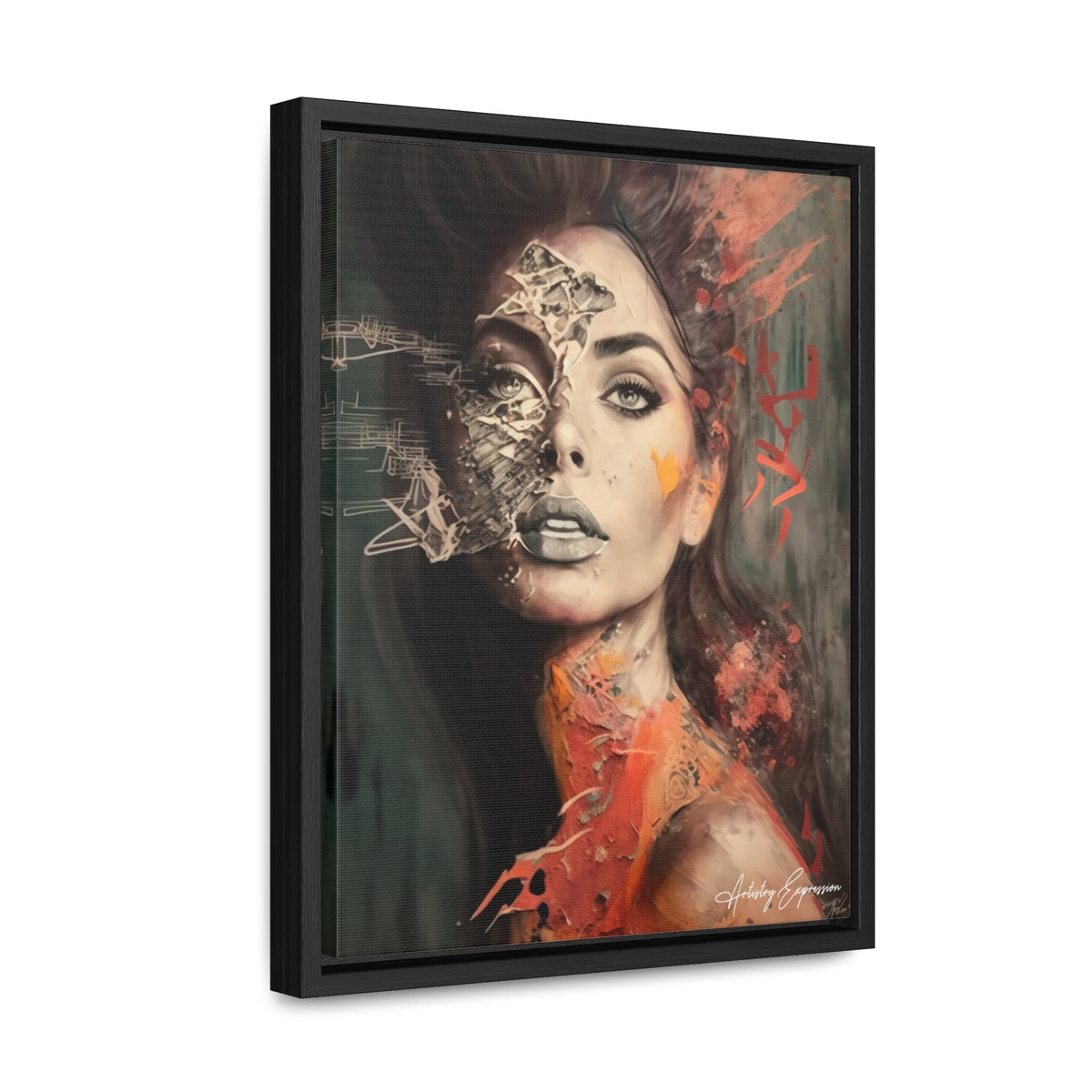 Charme Radieux : Portrait d'une Dame Glamour Artistique