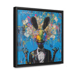 Whimsical Urban Portrait: A Splash of Color