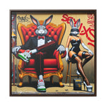 Glamour and Grit: Graffiti Fusion of Playfulness and Opulence