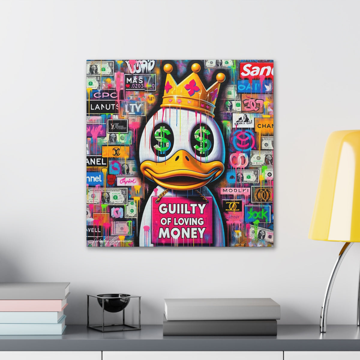 Luxury Lament: Graffiti Art on Obsession with Money