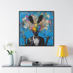 Whimsical Urban Portrait: A Splash of Color