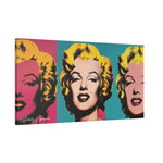 Pop Icon: Marilyn Monroe in Tri-Color Canvas
