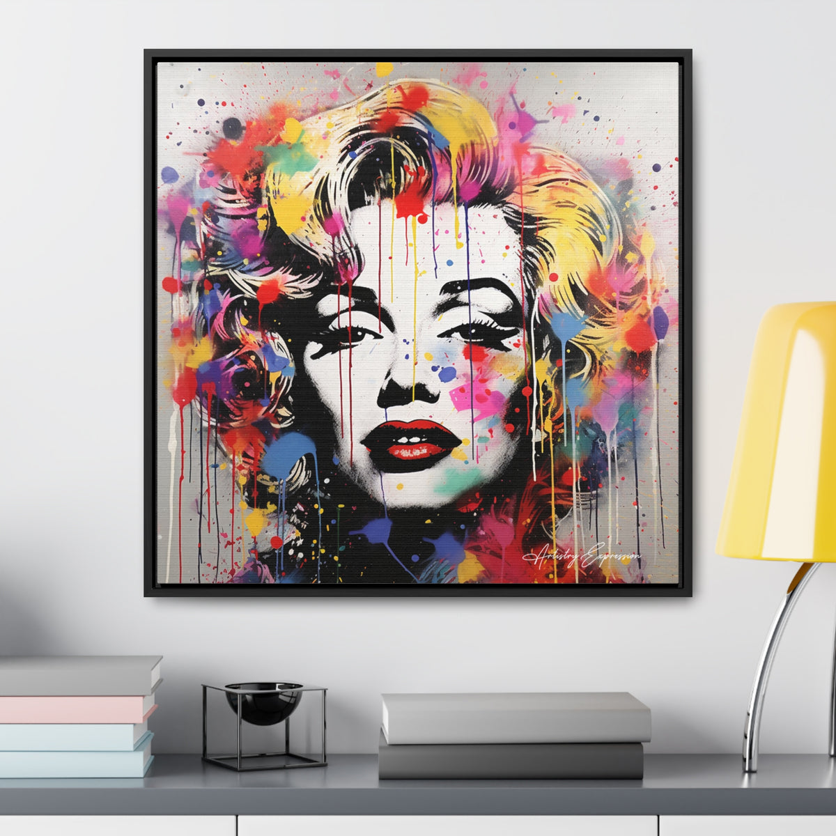 Graffiti Goddess: Marilyn Monroe's Vibrant Visage