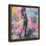 Urban Elegance: Sensuous Graffiti Symphony