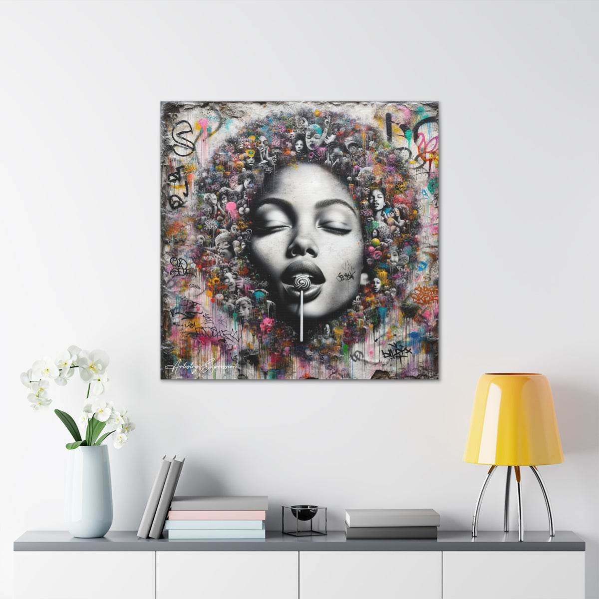 Urban Reverie: Graffiti Fusion of Photorealism and Chaos