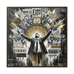 Success Symphony: Graffiti Ode to Financial Triumph