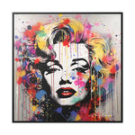 Graffiti Goddess: Marilyn Monroe's Vibrant Visage