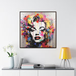 Graffiti Goddess: Marilyn Monroe's Vibrant Visage