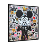 Mickey's Message: Street Art with a Pop Twist