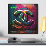 Street Art Broadcast: Channel Logo on Graffiti Wall