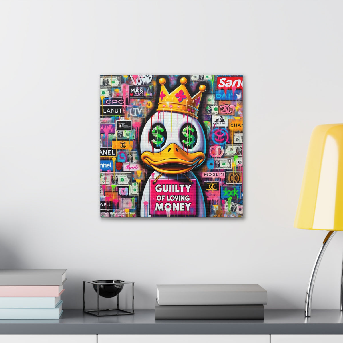 Luxury Lament: Graffiti Art on Obsession with Money