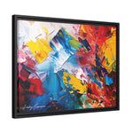 Emotional Echoes: Abstract Canvas Masterpiece