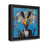 Whimsical Urban Portrait: A Splash of Color