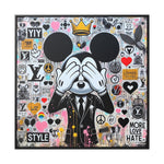 Mickey's Message: Street Art with a Pop Twist