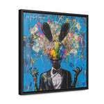 Whimsical Urban Portrait: A Splash of Color