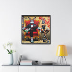 Glamour and Grit: Graffiti Fusion of Playfulness and Opulence