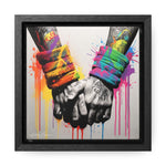 Graffiti Bond: Two Hands United in Street Art